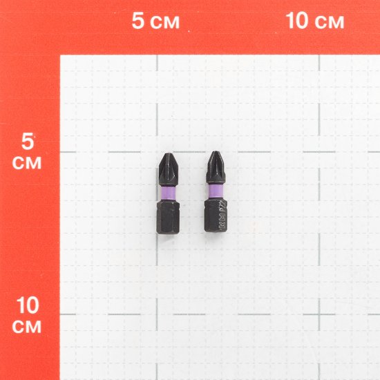 Бита КМ (882117) PZ2 магнитная 25 мм ударная (2 шт.)