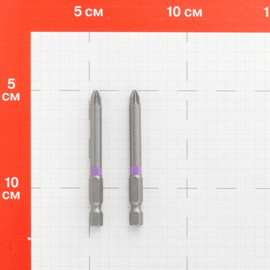Бита КМ (882121) PZ2 магнитная 70 мм (2 шт.)