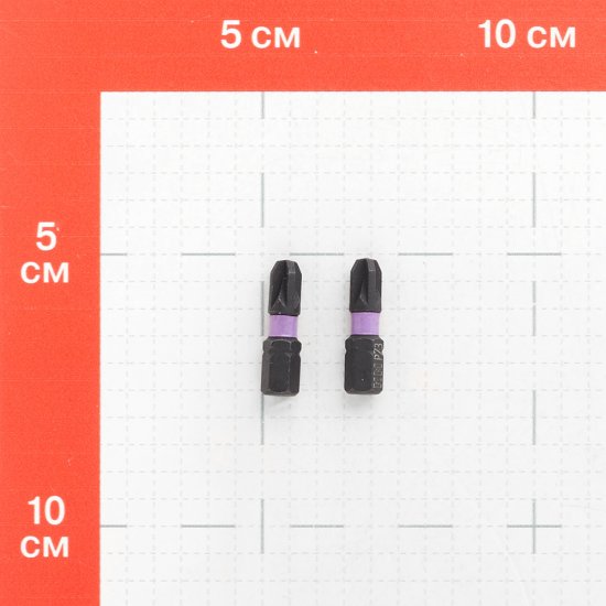Бита КМ (882122) PZ3 магнитная 25 мм ударная (2 шт.)