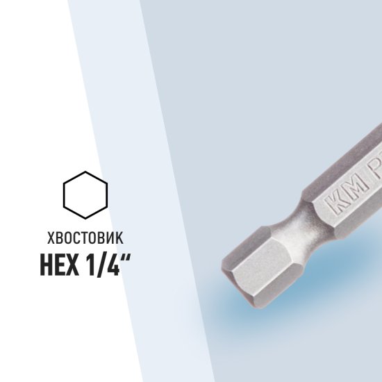 Бита КМ PZ3 магнитная 50 мм (2 шт.) (882123)