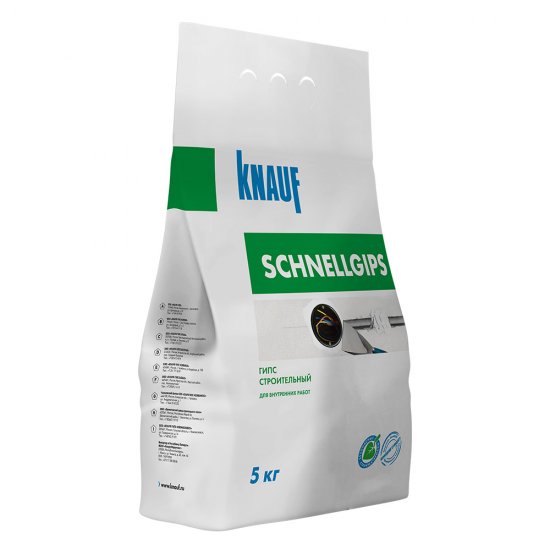 Гипс строительный Knauf Шнельгипс 5 кг
