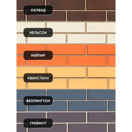 Панель фасадная Royal Stone Облицовочный кирпич 920х630 мм нейпир