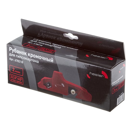 Рубанок кромочный для гипсокартона 235 мм Hesler