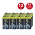 Батарейка Ergolux Alkaline крона 6LR61 9 В (12 шт.) (6LR61 BL-1)