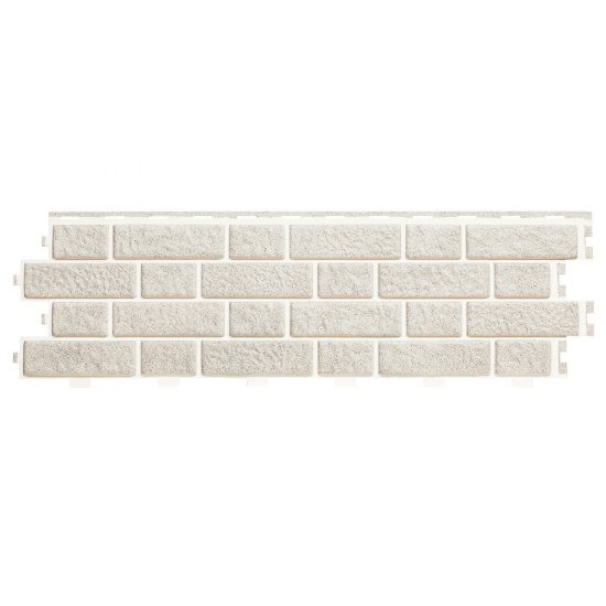Панель фасадная Tecos Brickwork 1140х350 мм серый меланж