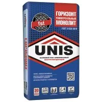 Ровнитель (наливной пол) универсальный Unis Горизонт Монолит самовыравнивающийся 20 кг