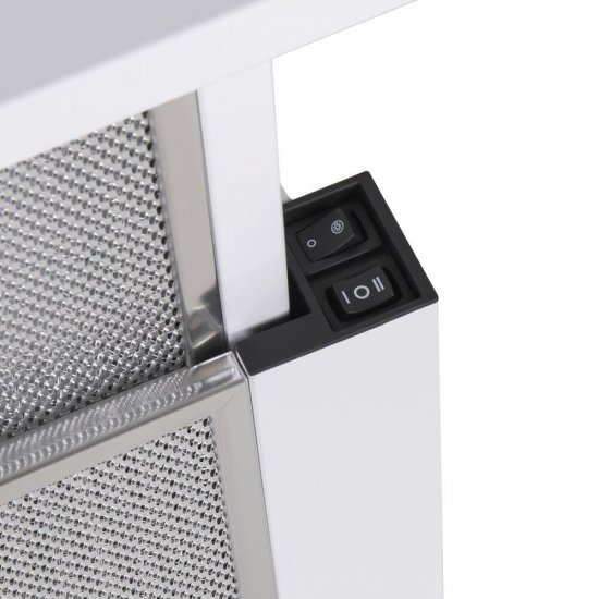 Кухонная вытяжка встраиваемая HomSair Flat 50 см белая (УТ000010827)