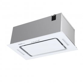 Кухонная вытяжка встраиваемая HomSair Crocus Push 52 Glass White 52 см белая