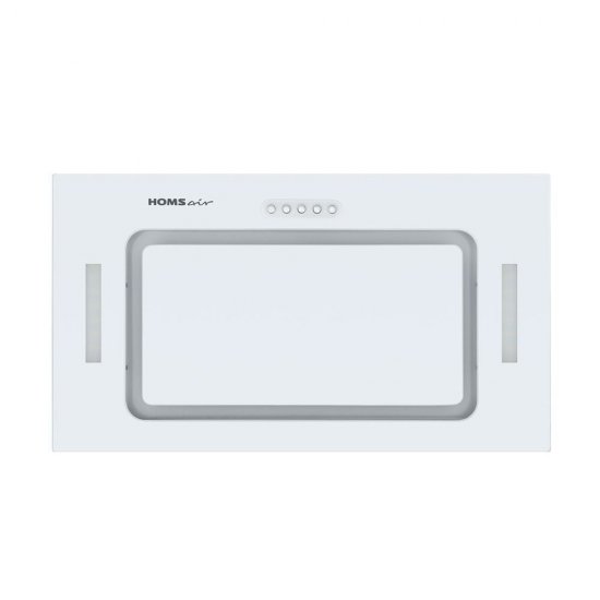 Кухонная вытяжка встраиваемая HomSair Crocus Push 52 Glass White 52 см белая