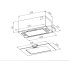 Кухонная вытяжка встраиваемая HomSair Crocus Push 52 Glass 52 см белая (УТ000011180)
