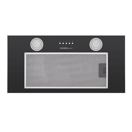 Кухонная вытяжка встраиваемая HomSair Camelia Power 60 см черная (УТ000010934)