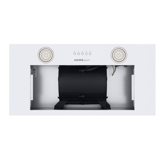 Кухонная вытяжка встраиваемая HomSair Camelia Power 60 White 60 см белая