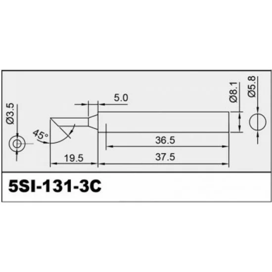 Жало для паяльника Pro'sKit 5SI-131-3C