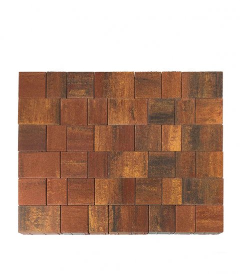 Плитка тротуарная разноразмерная Старый Город Венусбергер color mix Мальва двухслойная BRAER (20,74 кв.м)