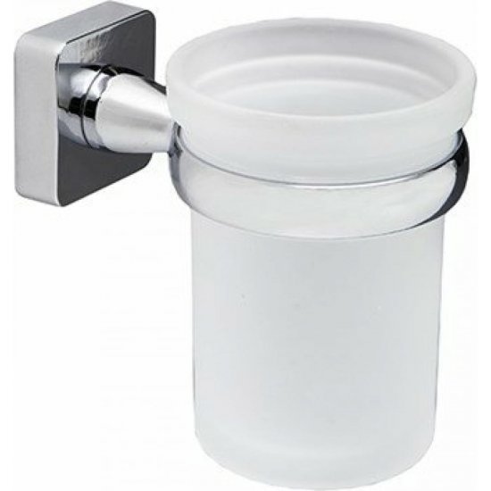 Стеклянный держатель для зубных щеток WasserKraft Lippe K-6528