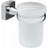 Стеклянный держатель для зубных щеток WasserKraft Lippe K-6528
