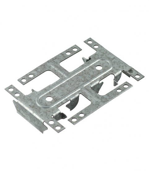 Соединитель одноуровневый креветка КМ Стандарт 47х17 0,9 мм