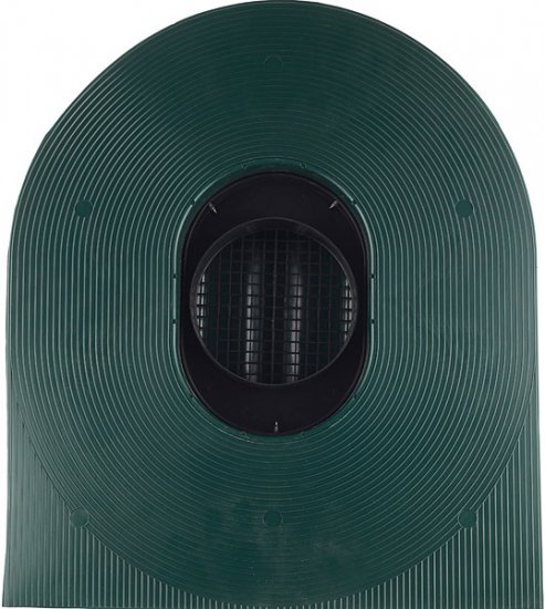 Аэратор Поливент КТВ-вентиль для гибкой черепицы зеленый RAL 6020