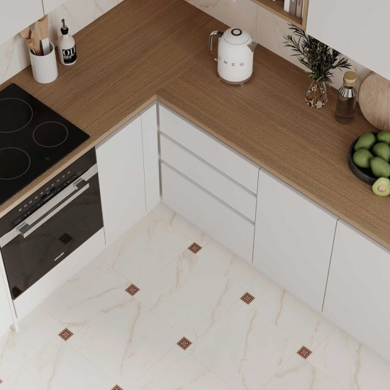 Керамогранит Estima Melody MO02 светло-бежевый 405х405х8 мм (11 шт.=1,804 кв.м)