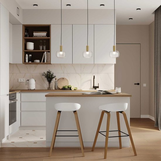 Керамогранит Estima Melody MO02 светло-бежевый 405х405х8 мм (11 шт.=1,804 кв.м)