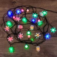 Светодиодная гирлянда Neon-Night ШарикиСнежинкиЕлочки