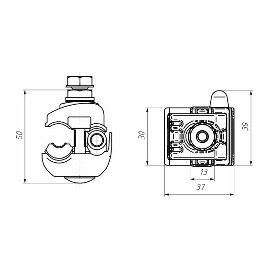 Зажим ответвительный для СИП-2 СИП-4 Нилед 6х120/1,5х16 Р 616R прокалывающий