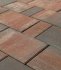 Плитка тротуарная разноразмерная Старый город Ландхаус 2.0 color mix Койот Braer (12,9 кв.м)