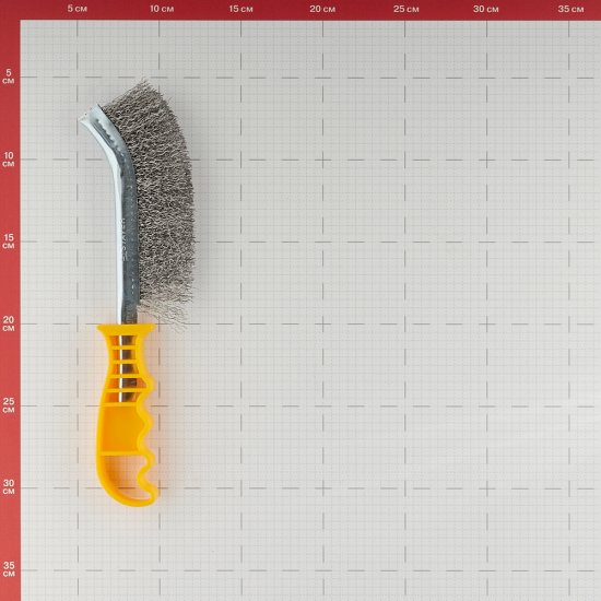 Корщетка ручная Stayer металлическая 260 мм с пластиковой ручкой