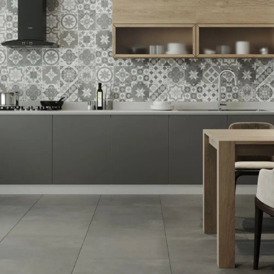 Керамогранит Estima Art AR01 бело-серый 405х405х8 мм (11 шт.=1,804 кв.м)