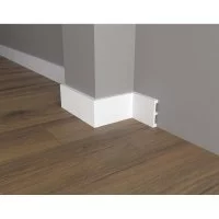 Ударопрочный влагостойкий напольный плинтус под покраску Decor-Dizayn DD708