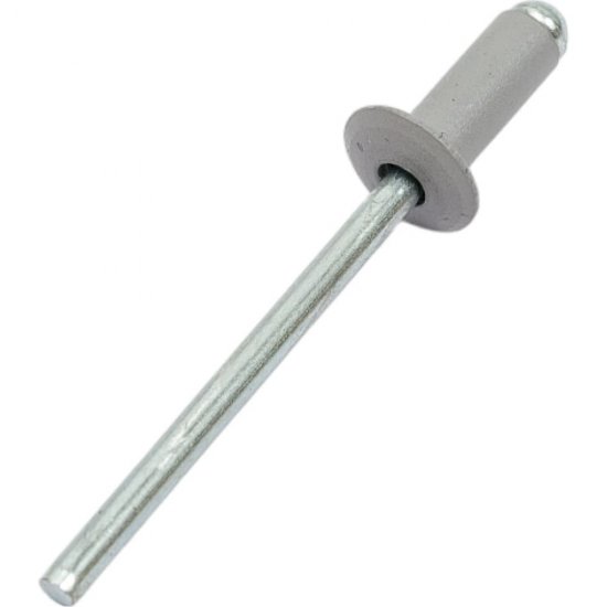 Крашеная заклепка Kenner 4х10 RAL7004 серый (1000 шт.)