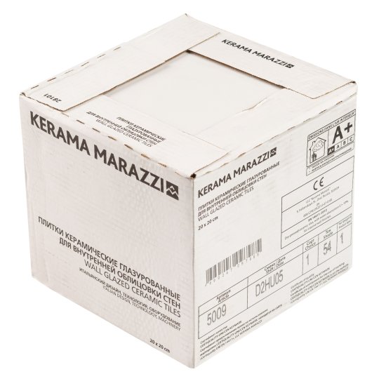 Плитка облицовочная Kerama Marazzi Калейдоскоп белая матовая 200х200х7 мм (26 шт.=1,04 кв.м)