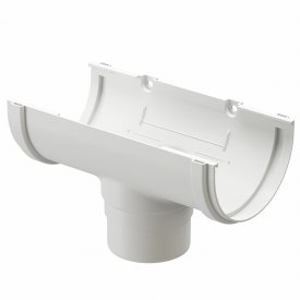 Воронка желоба пластиковая d120-80 мм Docke Standard пломбир RAL 9003