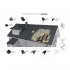 Металлочерепица 1,18х1,15 м 0,5 мм Классик коричневый RAL 8017 rooftop matte
