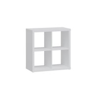Стеллаж Шведский Стандарт Фора 765х765х380 мм 4 секции белый