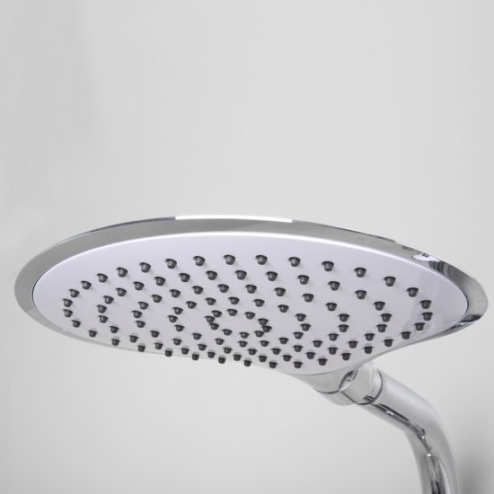 Душевой комплект WasserKraft с верхним душем с лейкой хром (A045)