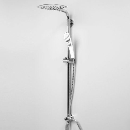 Душевой комплект WasserKraft с верхним душем с лейкой хром (A045)