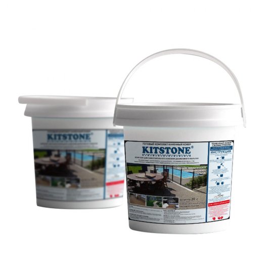 Покрытие декоративное каменный ковер Kitstone Terracio