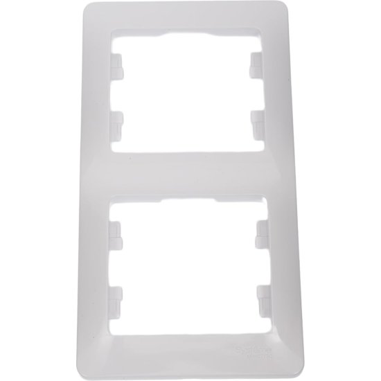 Вертикальная двухместная рамка Systeme Electric GLOSSA