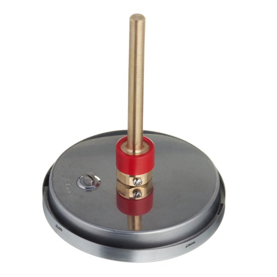 Термометр аксиальный Росма 1/2 НР(ш) d100 мм шток 100х6 мм 120°С (2539)