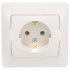 Одноместная розетка Systeme Electric GLOSSA