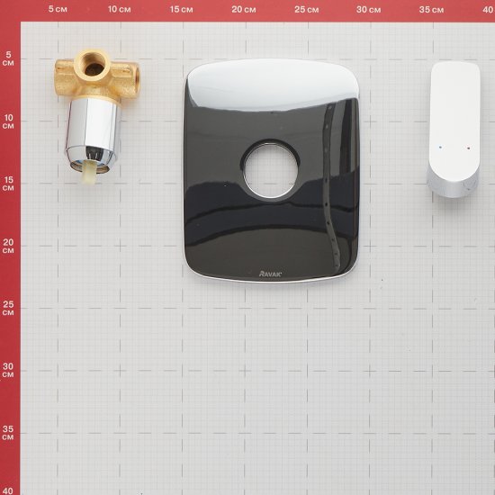 Смеситель для душа встраиваемый Ravak Classic однорычажный с  механизмом в комплекте хром (X070087)