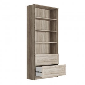 Стеллаж Шведский Стандарт Сириус 782х350х1900 мм 4 полки 2 ящика дуб сонома