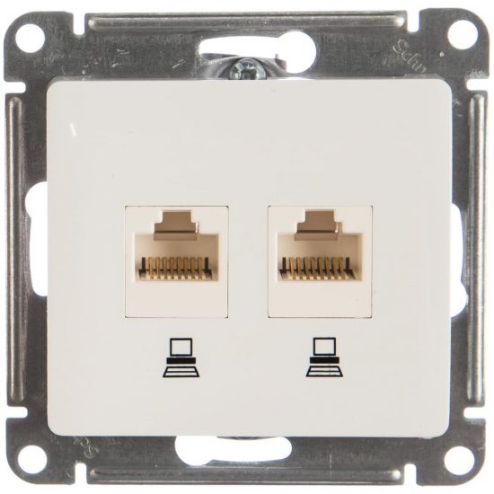 Компьютерная розетка Systeme Electric Glossa