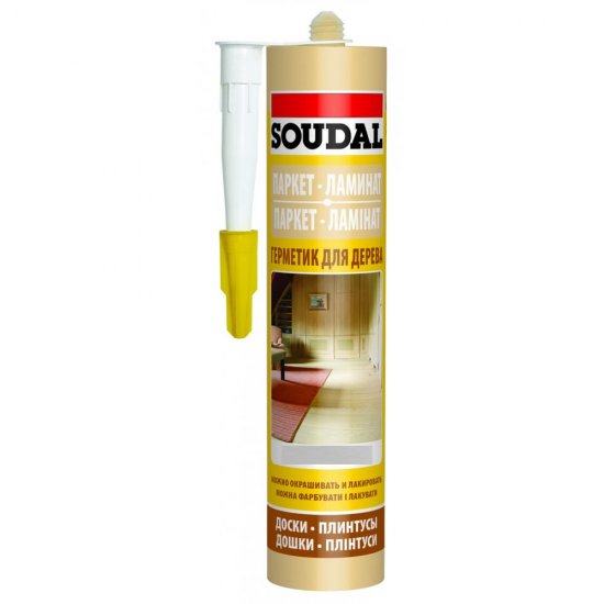 Паркетный акриловый герметик Soudal 111254