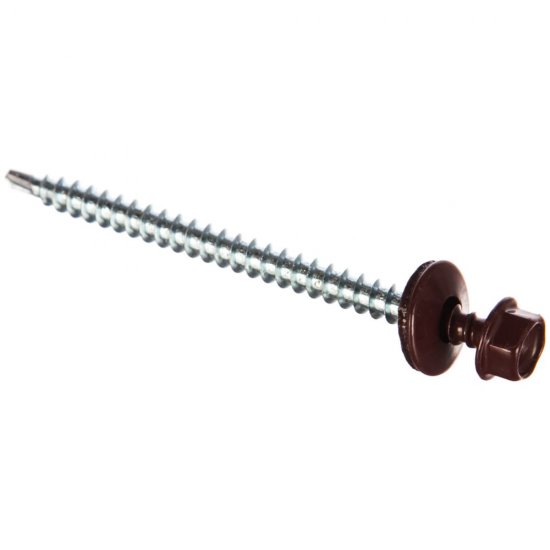 Кровельный саморез Госкреп 4.8х70 RAL3005 красное вино (30 шт.)