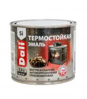 Эмаль термостойкая Dali серебро 0,4 л