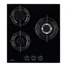 Варочная панель газовая Krona Felice 45 3 конфорки черная