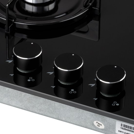 Варочная панель газовая Krona Felice 45 3 конфорки черная