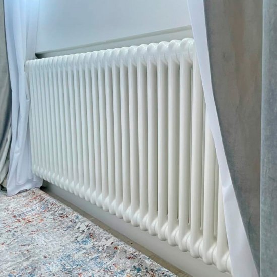 Радиатор стальной трубчатый Irsap Tesi 2 567х1260 мм 3/4 28 секций боковое подключение белый